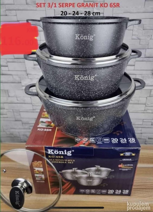 Set Granit Serpa Pekac KO 6SR