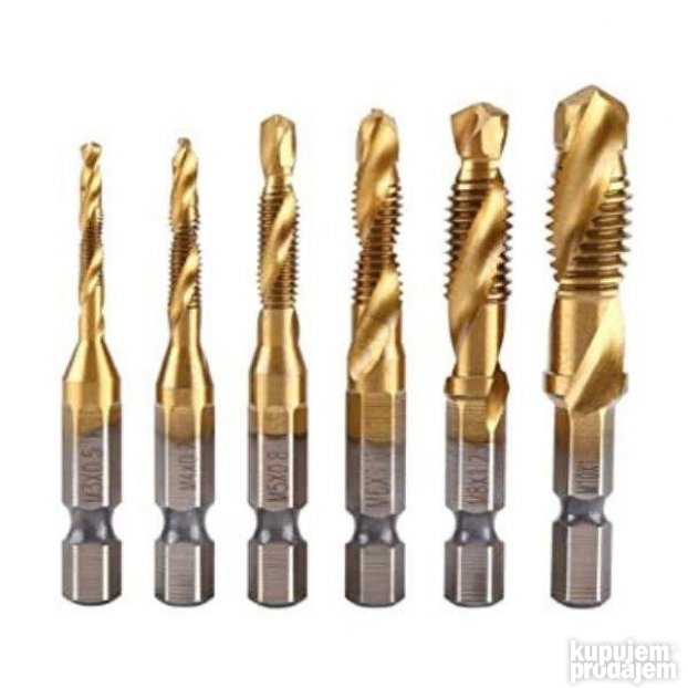 Set burgija 3u1 za metal 6komada