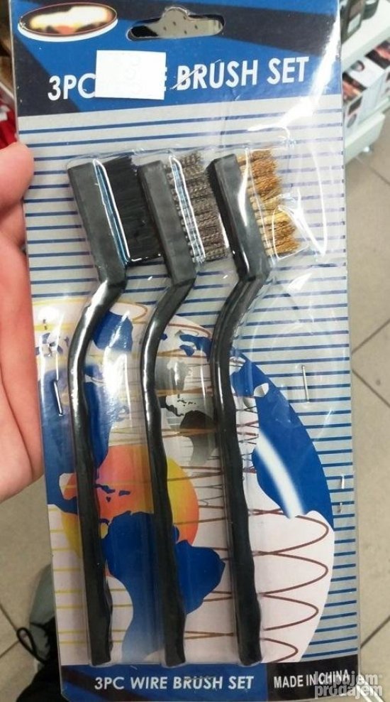 Set celicnih cetki 3 kom