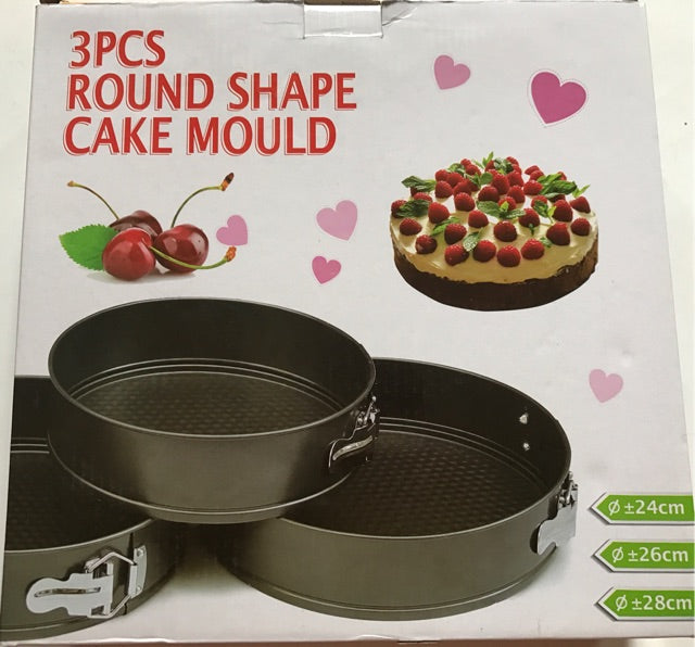 Set kalupa za torte 3u1