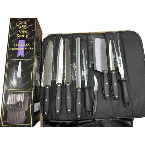 Set kuhinjskih nozeva 9 delova Konig - Slika 2