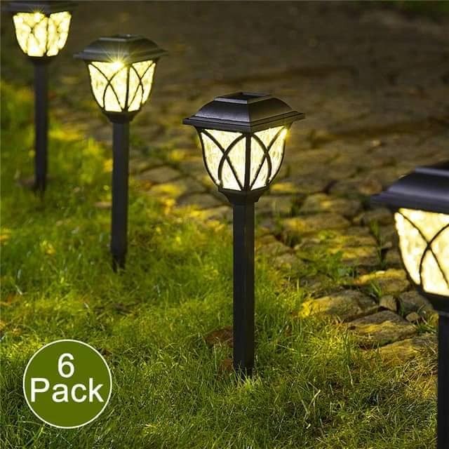 Set od 6 SOLARNIH bastenskih LED lampi fenjera - Slika 7
