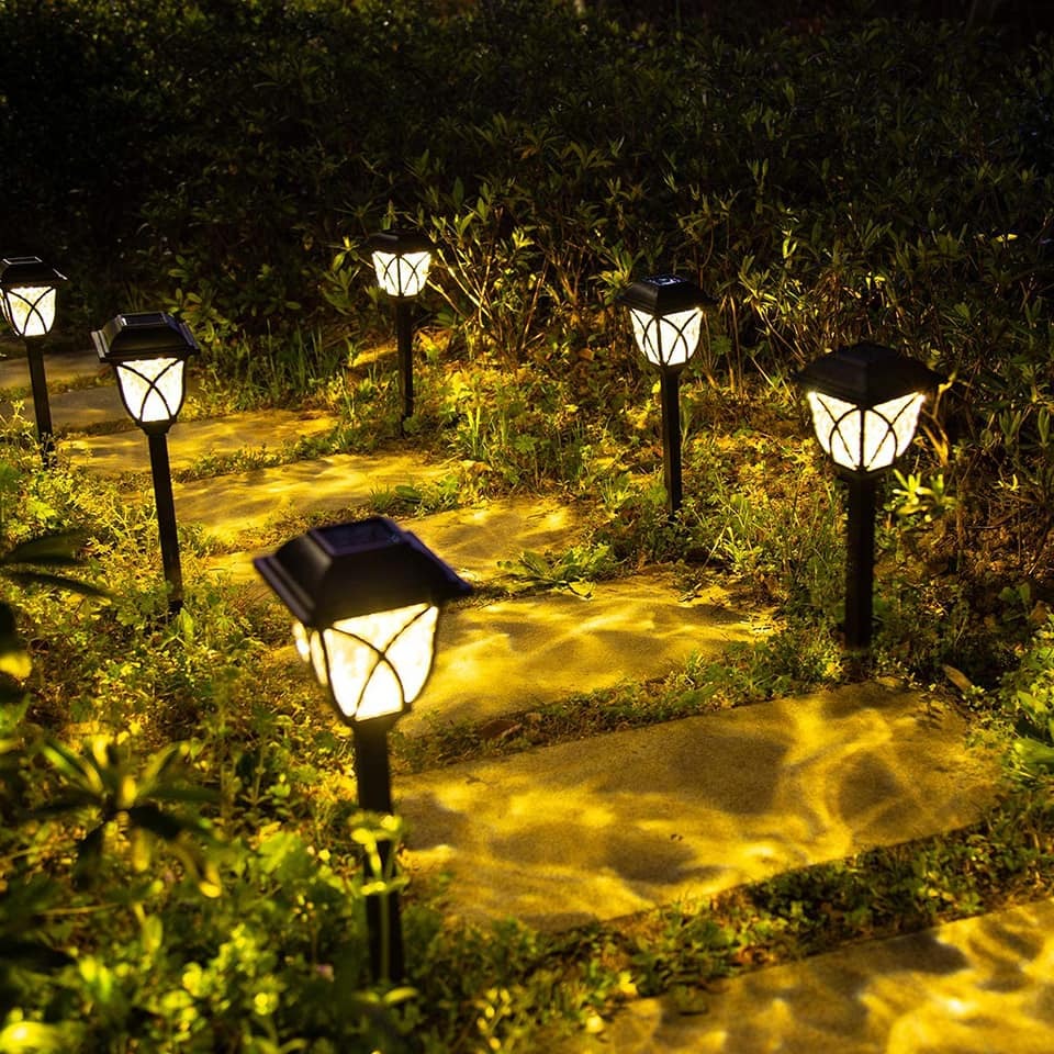Set od 6 SOLARNIH bastenskih LED lampi fenjera - Slika 9
