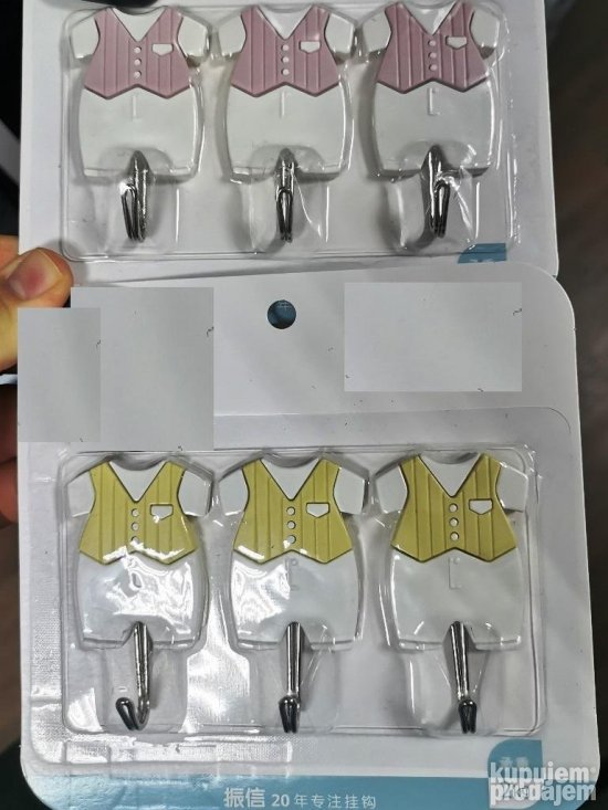 Set samolepljivih kuka za odecu 55