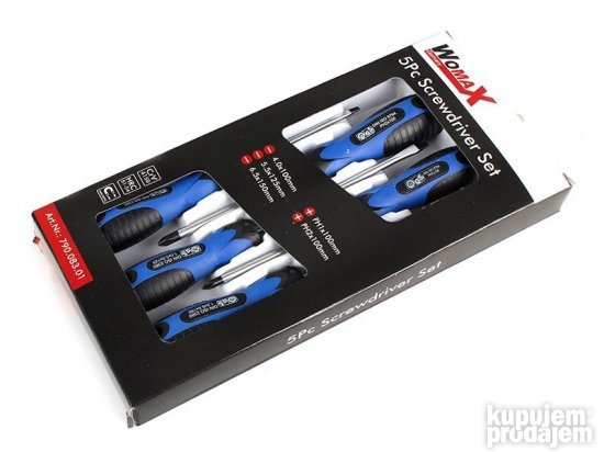 Set srafcigera 5 komada