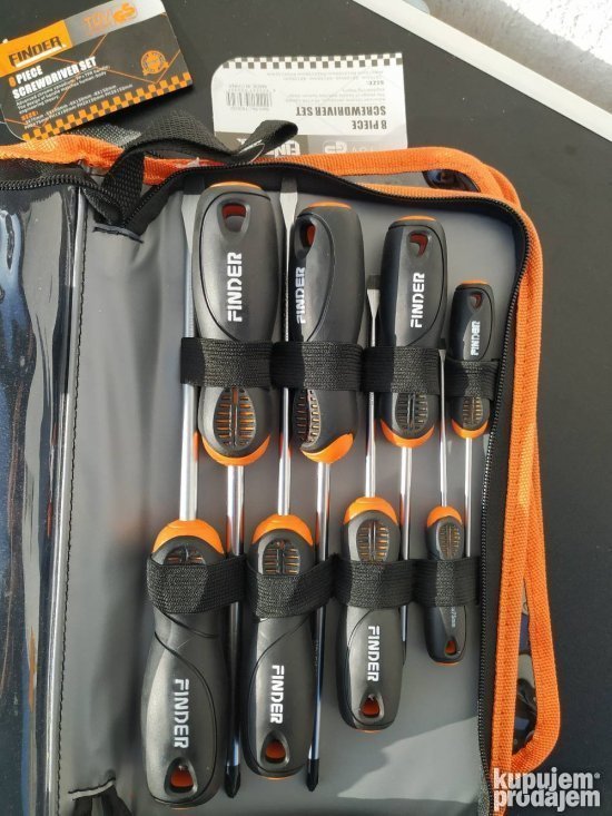 Set srafcigera Finder 8kom