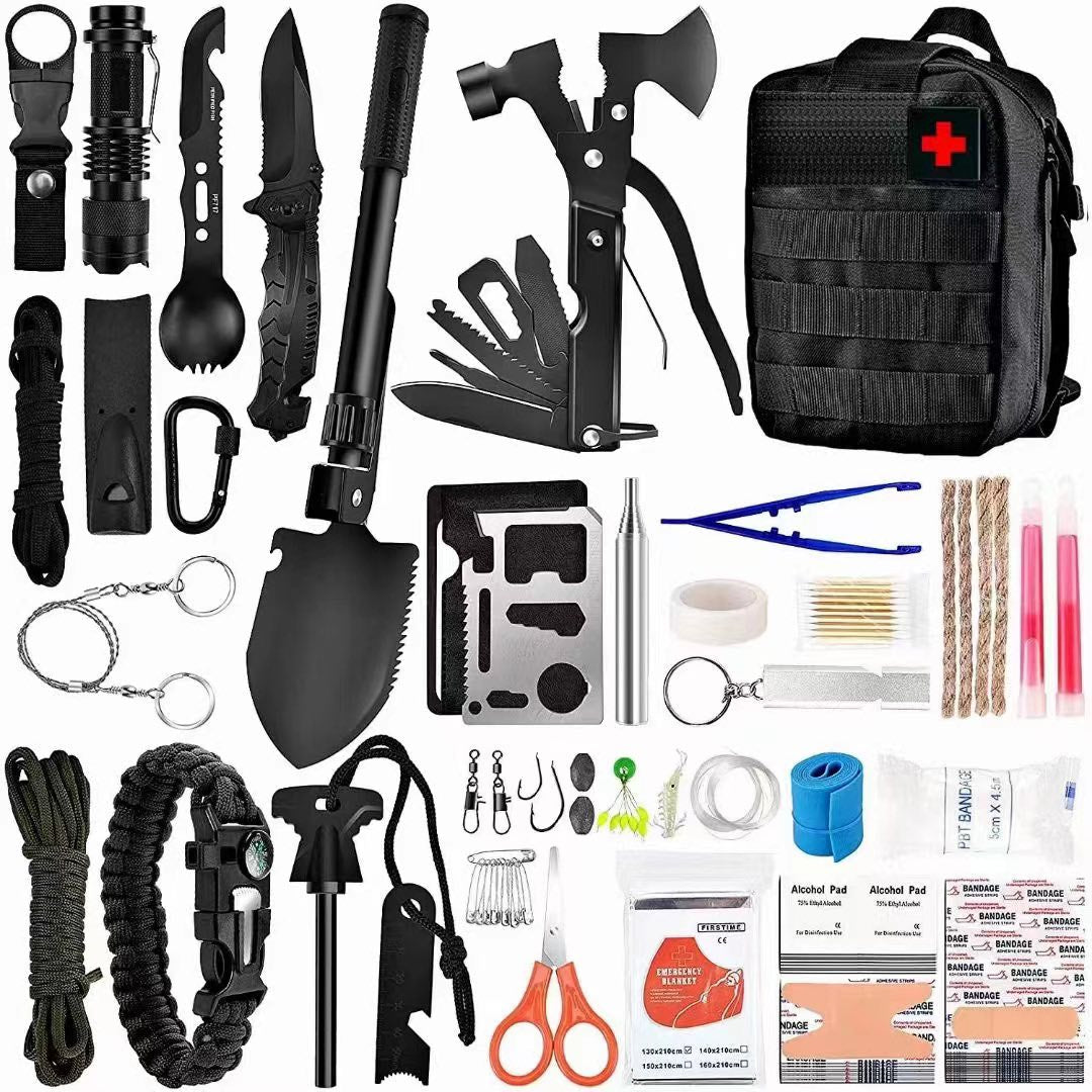 Set za Prezivljavanje u prirodi Survival Kit 142pcs