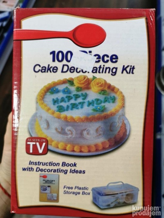 Set za dekoraciju torte od 100 kom
