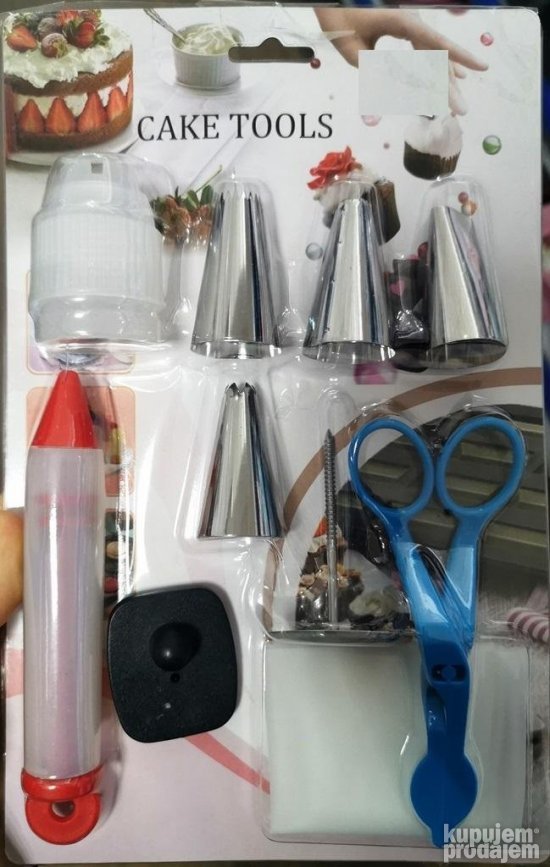 Set za dekoraciju torti i sitnih kolaca