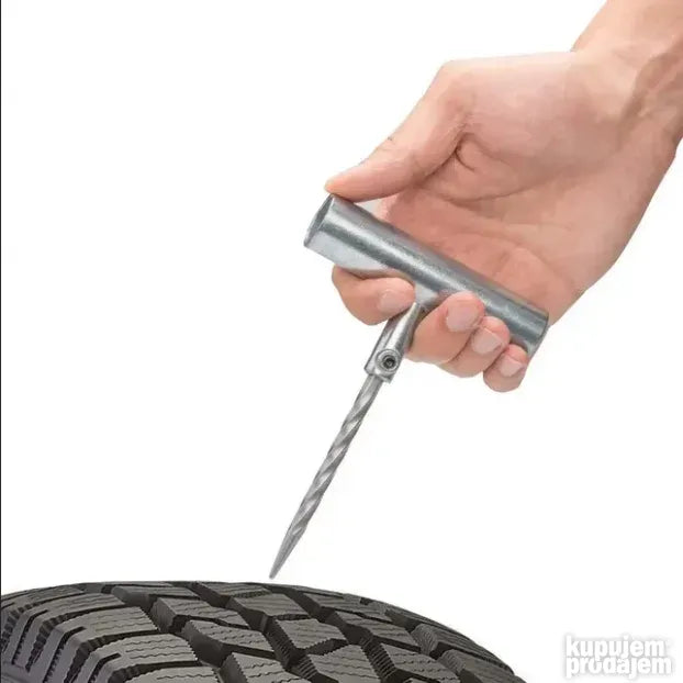 Set za krpljenje guma Metalni PREMIUM