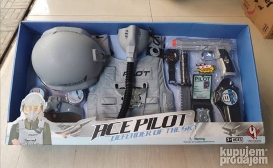 Set za pilote ace pilot toy - Slika 4