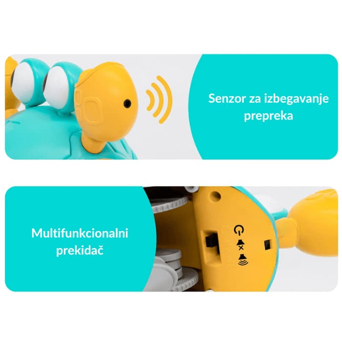 Setajuca KRABA sa MUZIKOM i senzorom pokreta - Slika 13