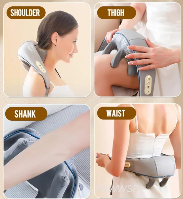 Shiatsu Masazer za Vrat Leda i Noge