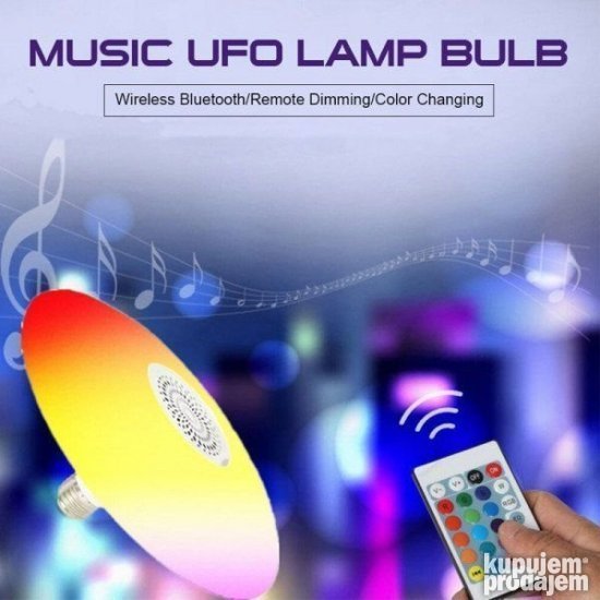 Sijalica zvucnik 48WUFORGB sijalica BLUETOOTH - Slika 4