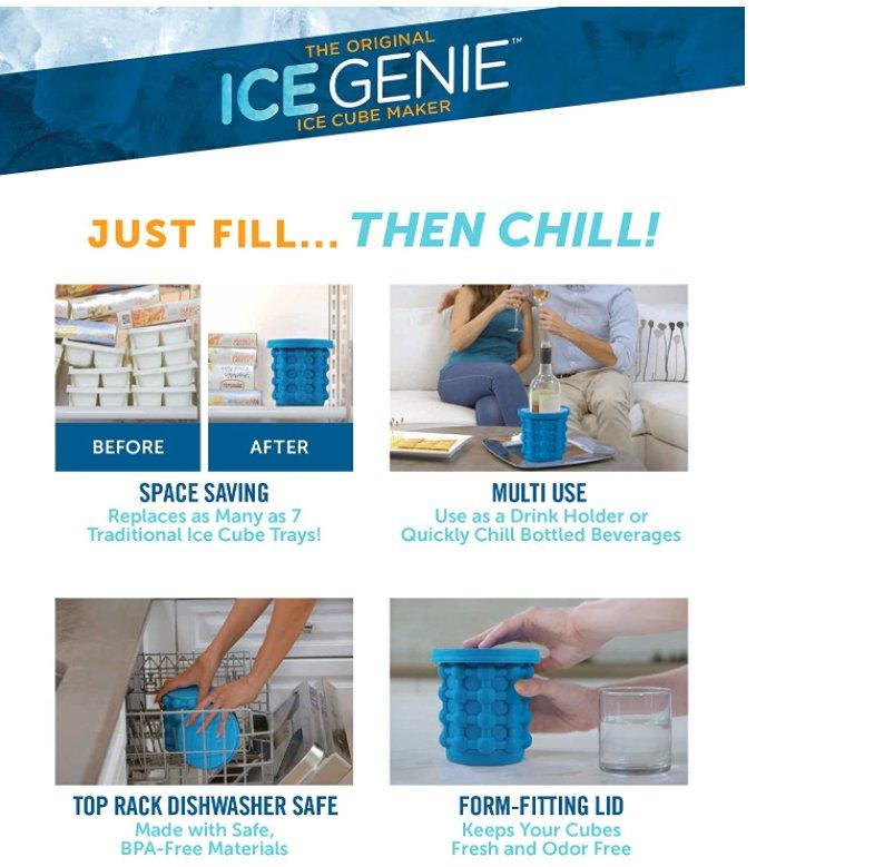 Silikonska posuda za led ICE GENIE Silikonska posuda za led ICE GENIE