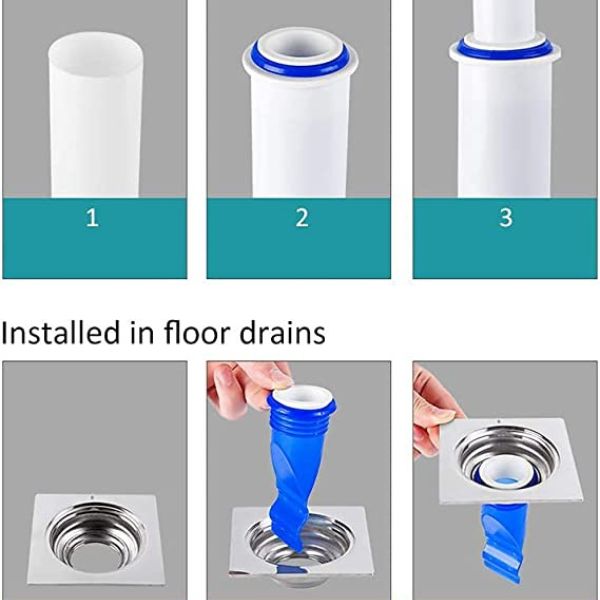 Silikonski filter za odvod blokator neprijatnih mirisa 4 kom
