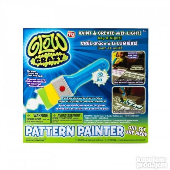 Sjajna cetka za slikanje Glow Crazy Pattern Painter