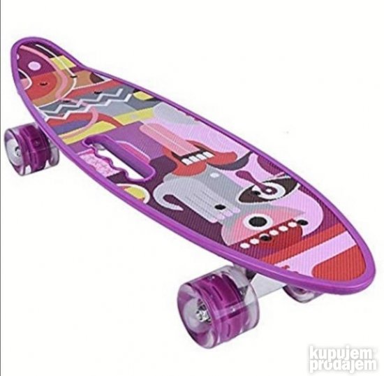Skejtbord penibord svetleci tockovi 60cm