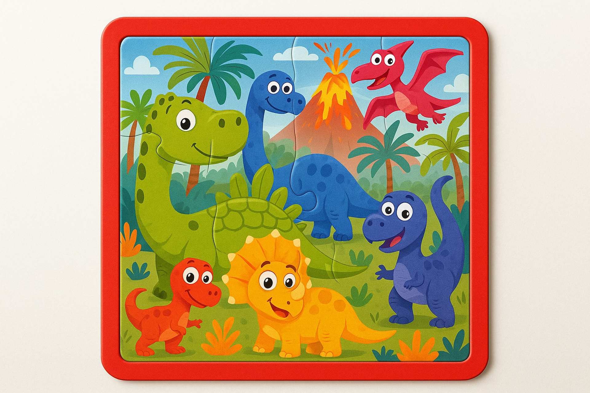 Slagalica sa Dinosaurusima Fun Puzzles Edukativna Igracka za Decu 1i 1 gratis