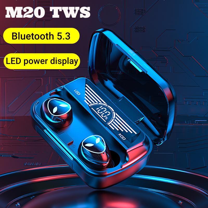Slusalice Bluetooth M20 i Power bank Slusalice M20