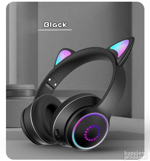 Slusalice Bluetooth cat ear AKZ K26