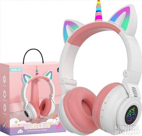 Slusalice unicorn STN 27 Bluetooth RGB
