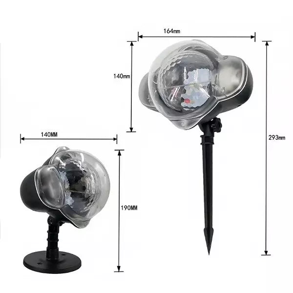 Snezni led projektor pahulje
