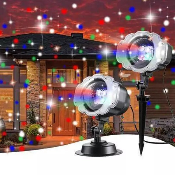 Snezni led projektor pahulje - Slika 5