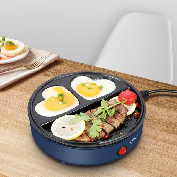 Sokany 3 u 1 mini elektricni gril tiganj - Slika 3