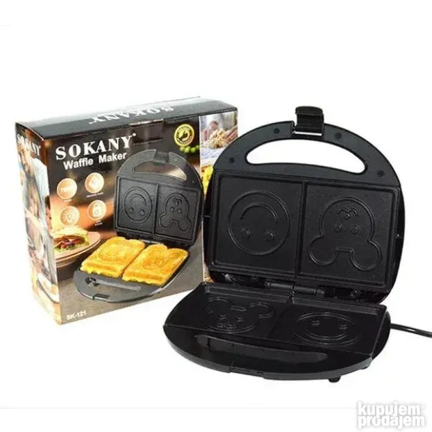 Sokany mini kucni aparat za vafle i palacinke SK122