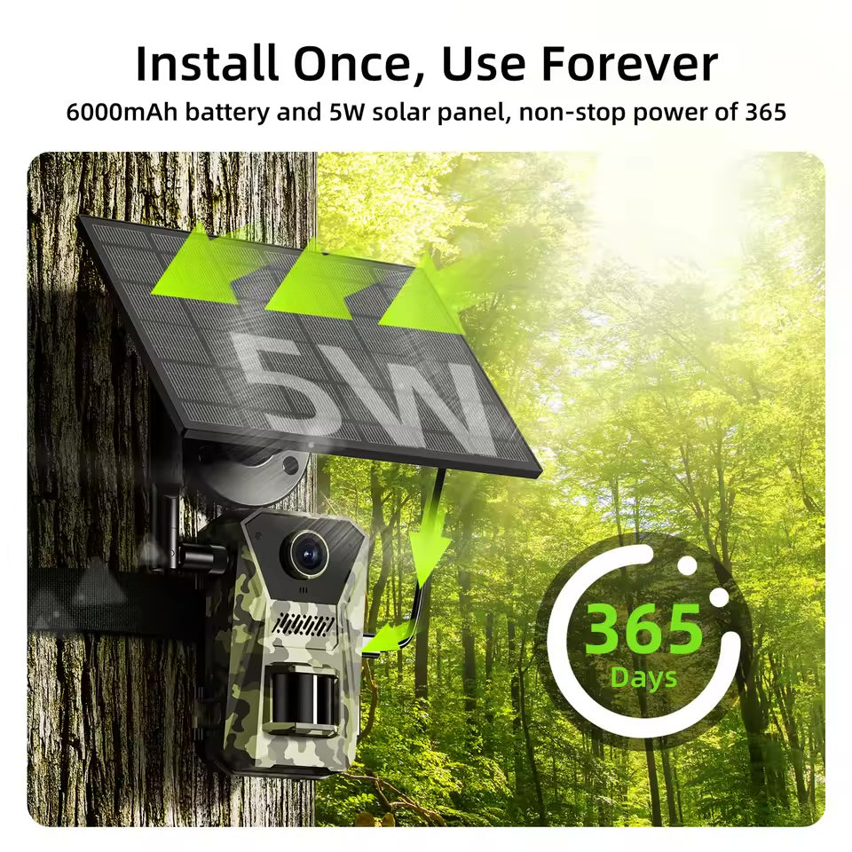 Solarna 4G lovacka kamera sa Sim karticom - Slika 3