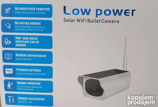 Solarna IP WIFI Kamera