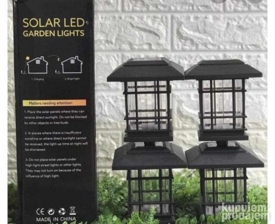 Solarna Lampa 4Komada