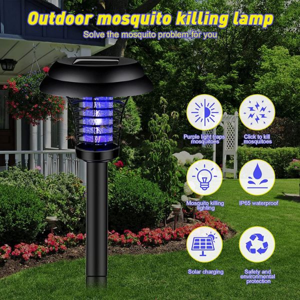 Solarna bastenska lampa protiv komaraca i insekata