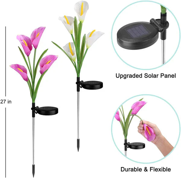 Solarna lampa Calla lili 2kom