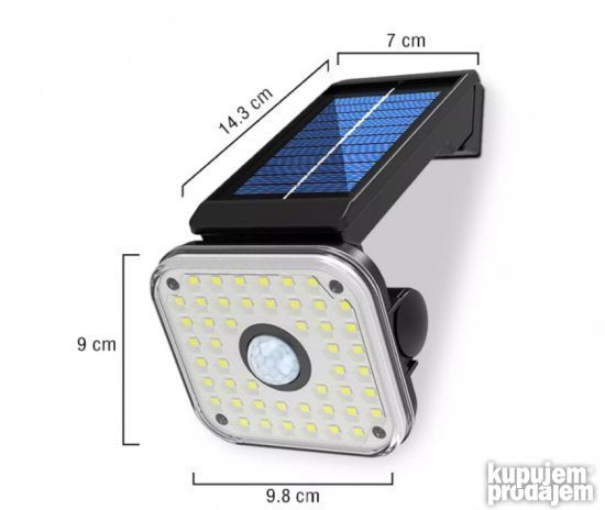 Solarna lampa sa senzorom pokreta LAMPA lampa LAMPA lampa - Slika 3