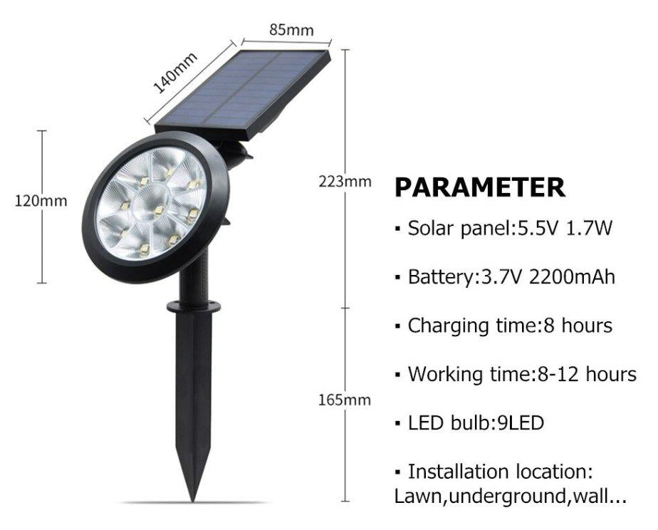 Solarna sarena led lampa Solarna sarena led lampa