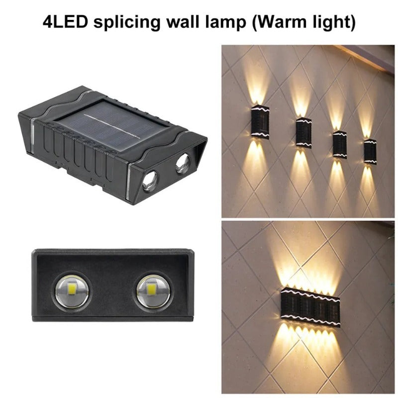 Solarna zidna lampa 4kom Dekorativne lampe za zid - Slika 3