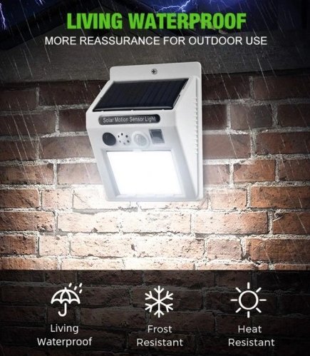 Solarna zidna lampa BK 666