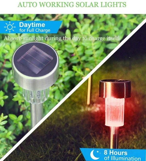 Solarne lampe RGB sarene 10 Komada