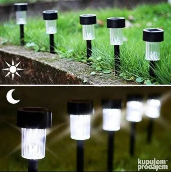 Solarne lampe za dvorista i baste 10kom set