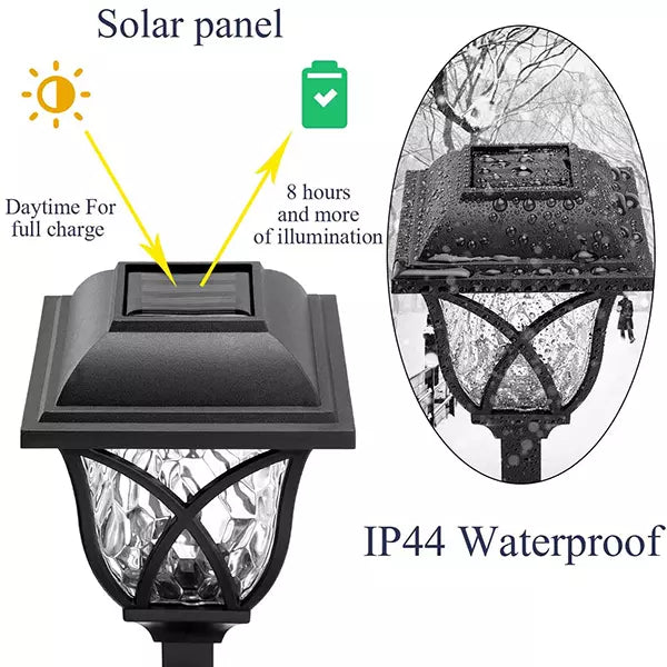 Solarne lampe za dvoriste 6 komada