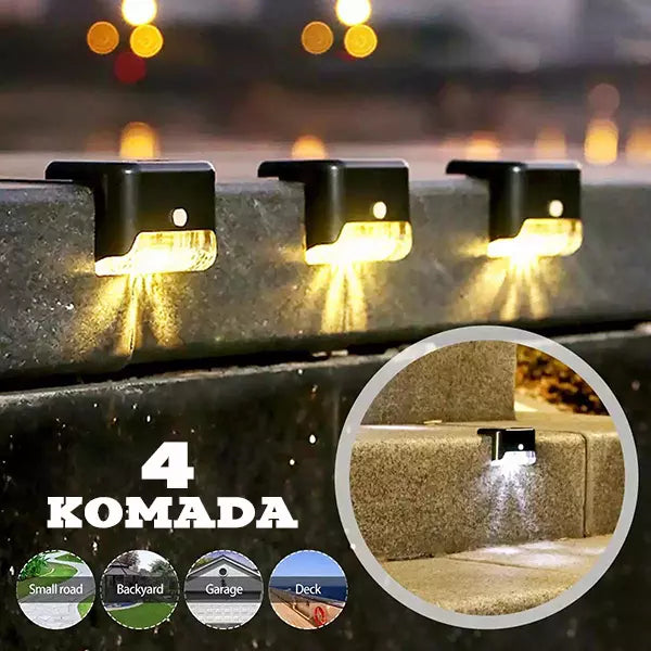 Solarne lampe za stepenista 4 komada - Slika 3