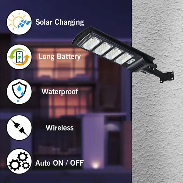 Solarni LED Reflektor Za Spoljnu Rasvetu 200W - Slika 3