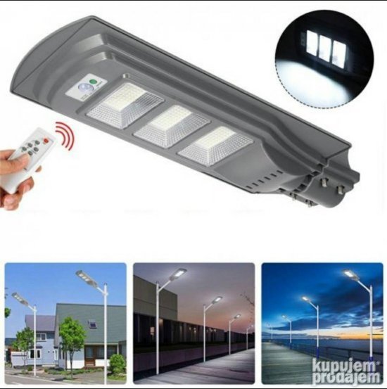 Solarni Led reflektor 80w sa daljinskim upravljacem