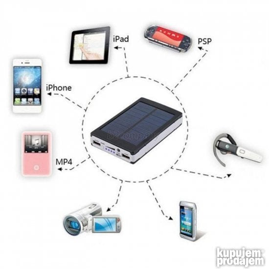 Solarni Punjac Za Telefon 6000mAh