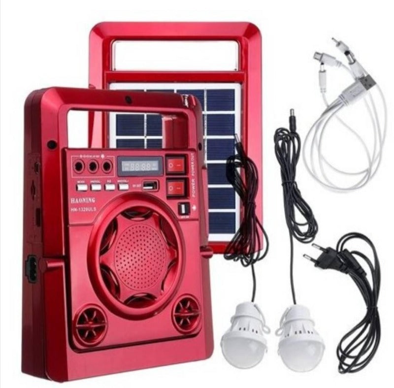 Solarni Sistem sa Radio Prijemnikom i Lampom