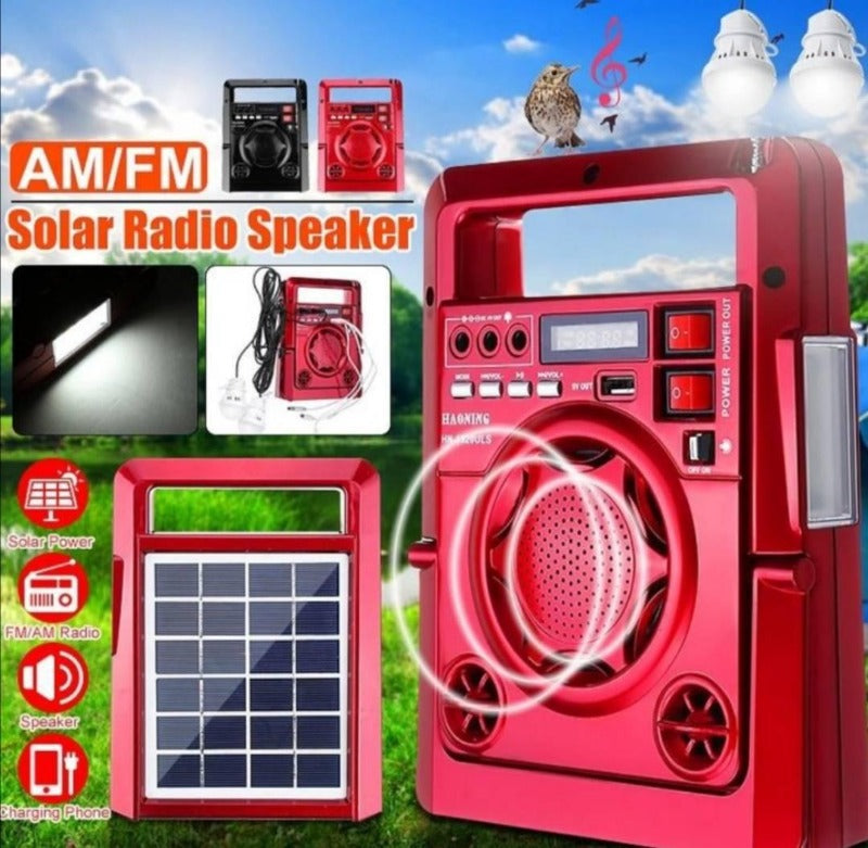 Solarni Sistem sa Radio Prijemnikom i Lampom