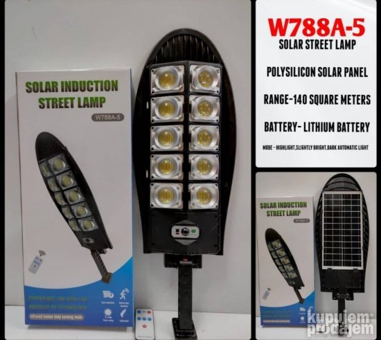Solarni indukcioni ulicni reflektor W788A 4