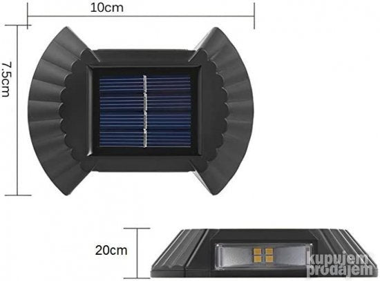 Solarni vodootporni led paneli za dekorativnu rasvetu